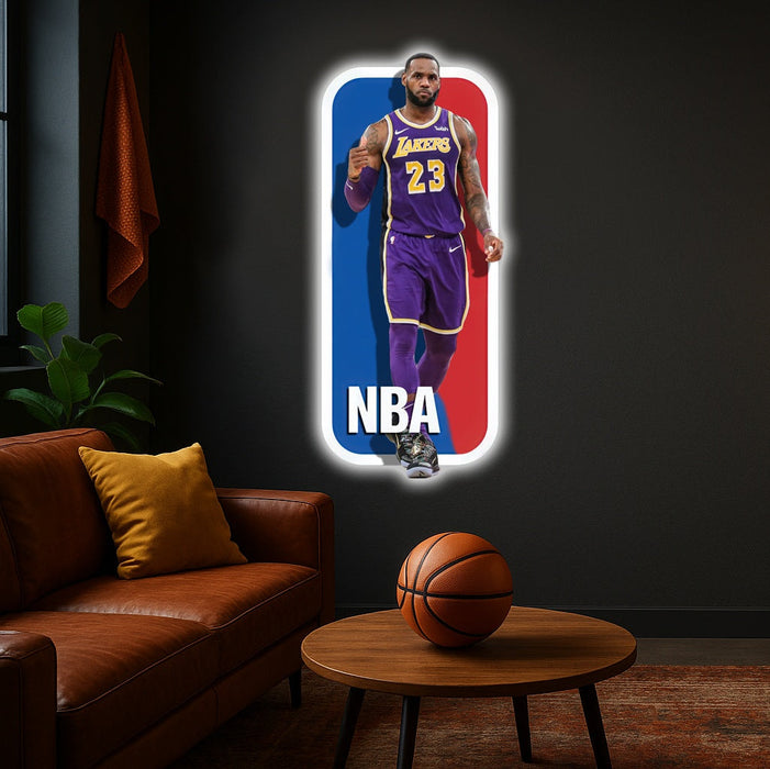 Svítícií obraz - LeBron James