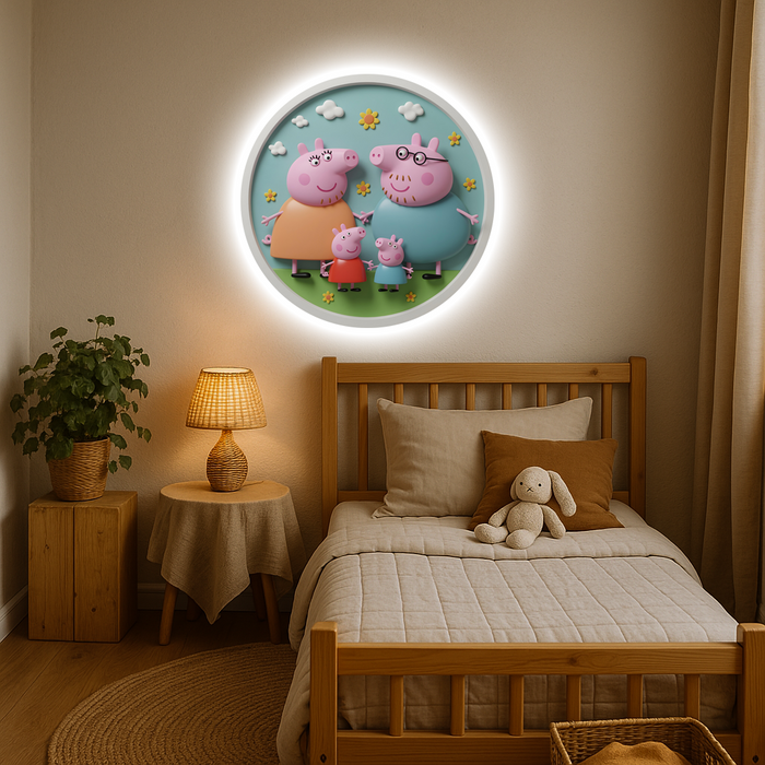 Svítícií obraz - Prasátko Peppa - Noční lampa