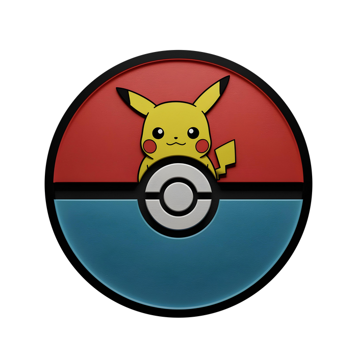 Luminous poster - Pikachu Pokemon - Night Lamp