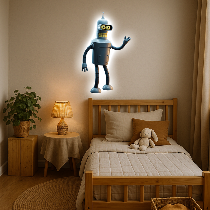 Svítícií obraz - Futurama Bender - Noční lampa