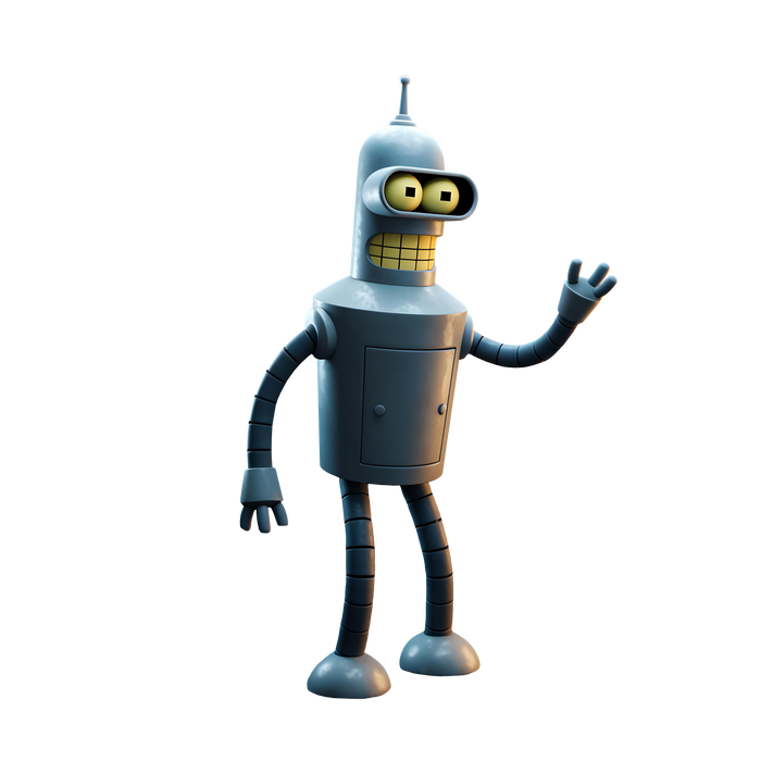 Svítícií obraz - Futurama Bender - Noční lampa
