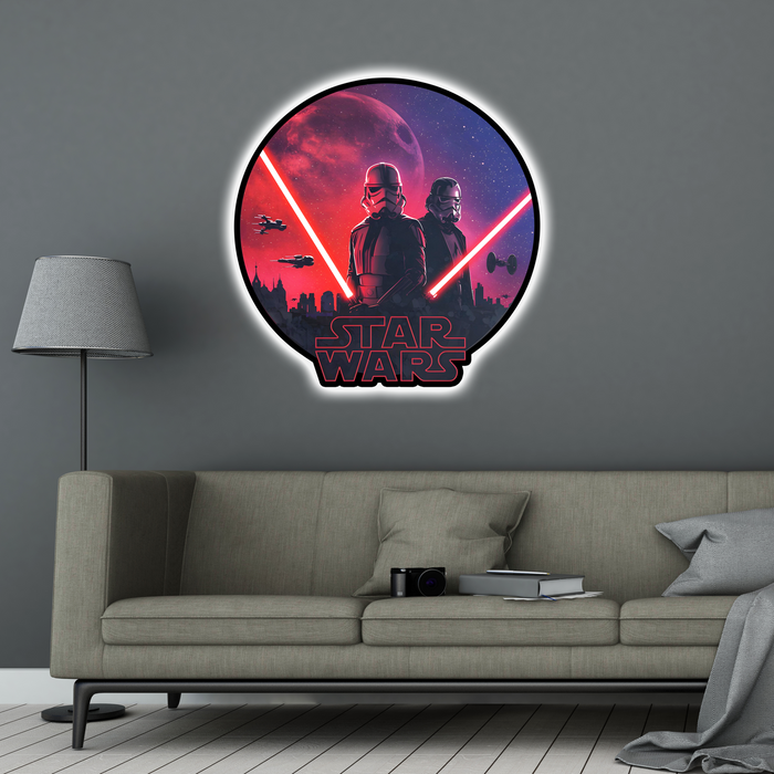 Svítícií  obraz- Star Wars - Síla a temnota