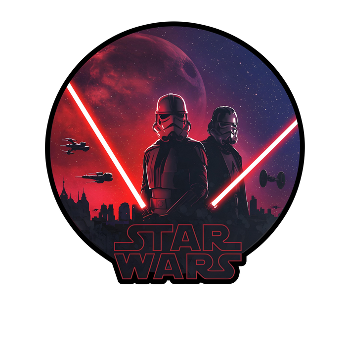 Svítícií  obraz- Star Wars - Síla a temnota