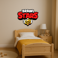 Dřevěný Svíticí obraz s UV potiskem - Brawl Stars