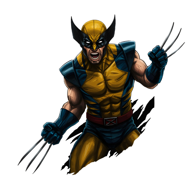 Svítícií   obraz - Wolverine