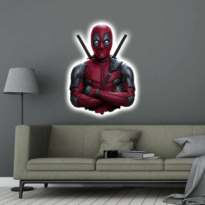 Svítícií   obraz- Deadpool