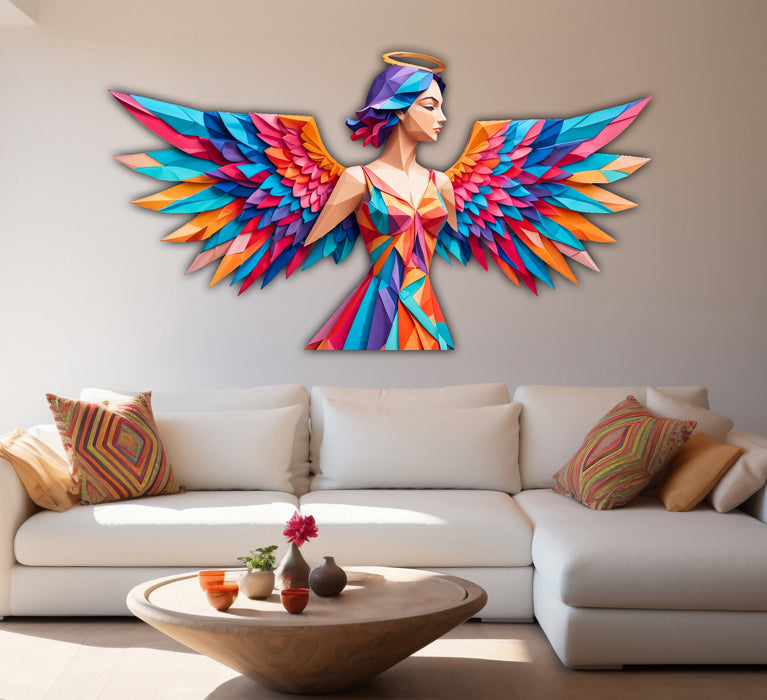 Obraz z mechového HDF materiálu - Energy Angel