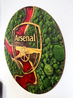 Dřevěný obraz na zeď - Arsenal Moss