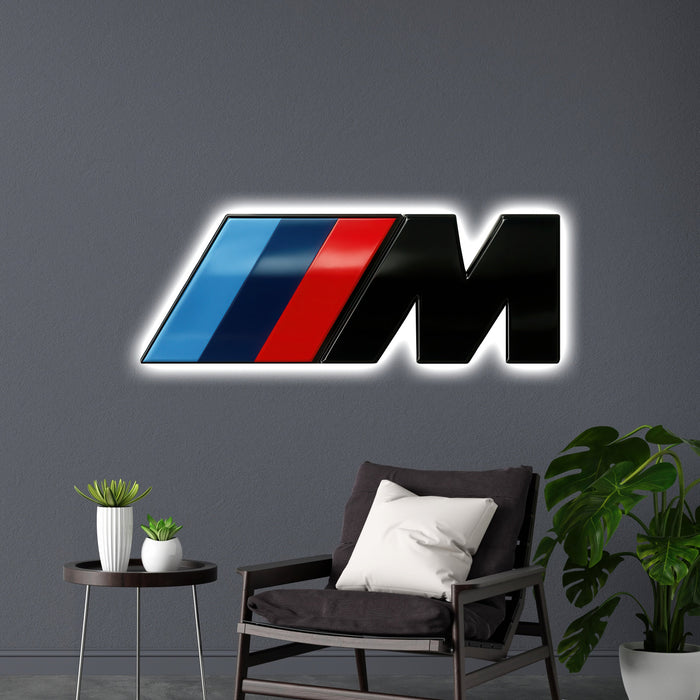 Svítícií obraz - emblém BMW M