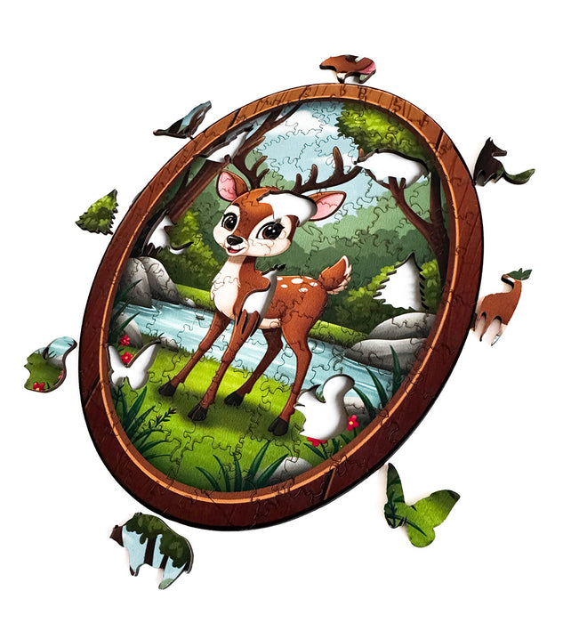 Bambi - Wooden Jigsaw Puzzle