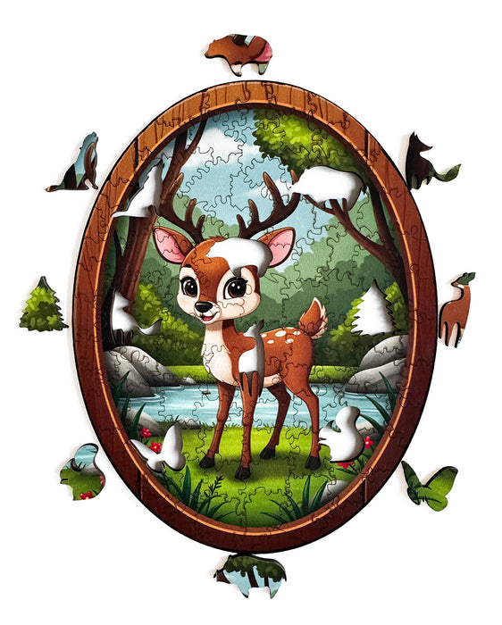 Bambi - Wooden Jigsaw Puzzle