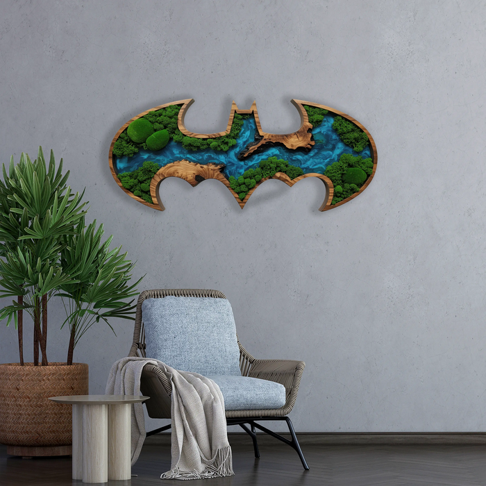 Obraz z mechu z HDF - Batman