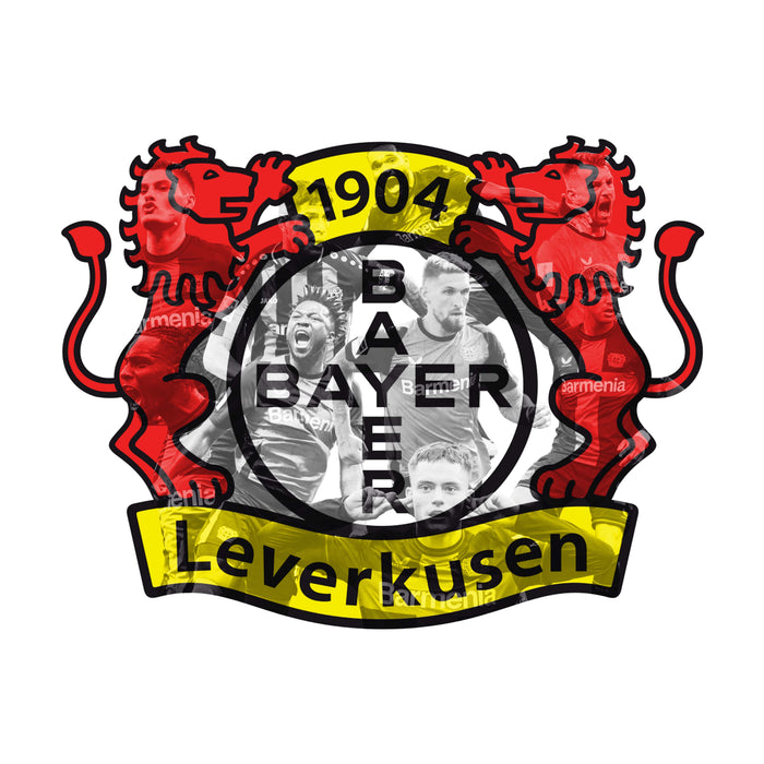 Bayer 04 Leverkusen - legendy - Dřevěné puzzle
