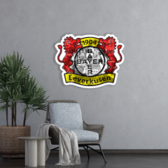 Dřevěný barevný obraz  Bayer 04 Leverkusen