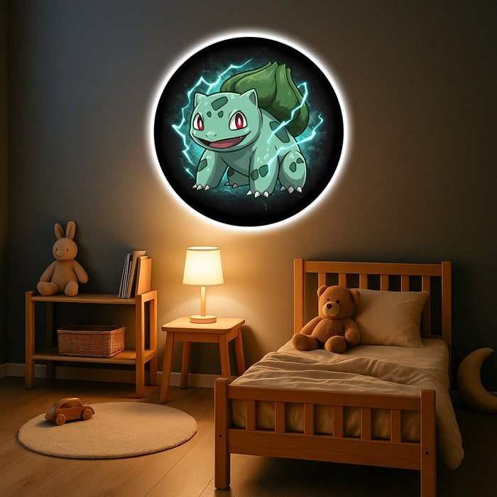 Svítícií obraz - Bulbasaur Pokémon