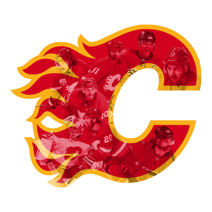 Calgary Flames - hráči - Dřevěné puzzle