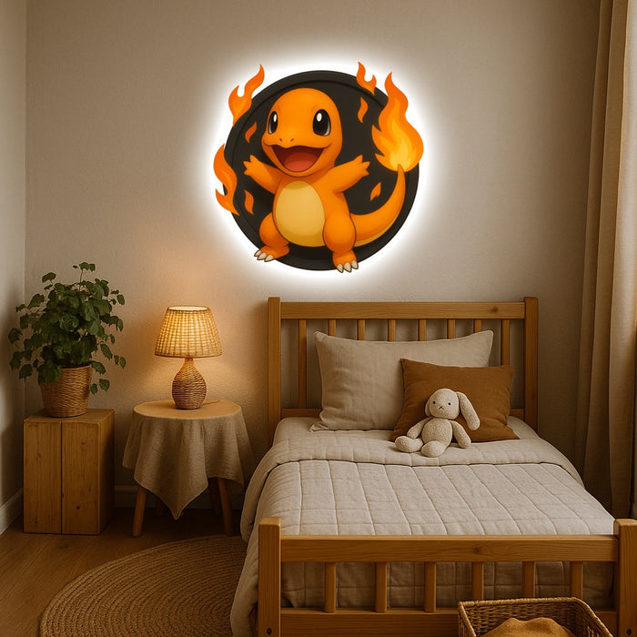 Svítícií  obraz - Charmander Pokémon
