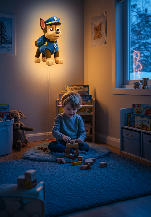 Svítícií obraz  - Chase - Paw Patrol - Noční lampa