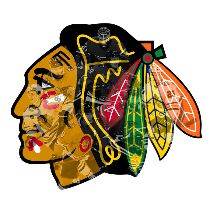 Chicago Blackhawks - hráči - Dřevěné puzzle