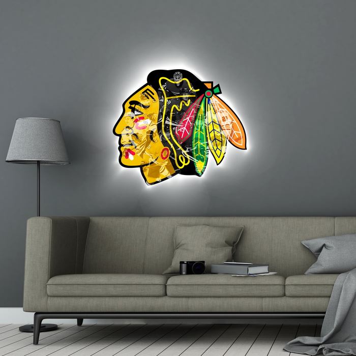 Svítícií obraz Chicago Blackhawks