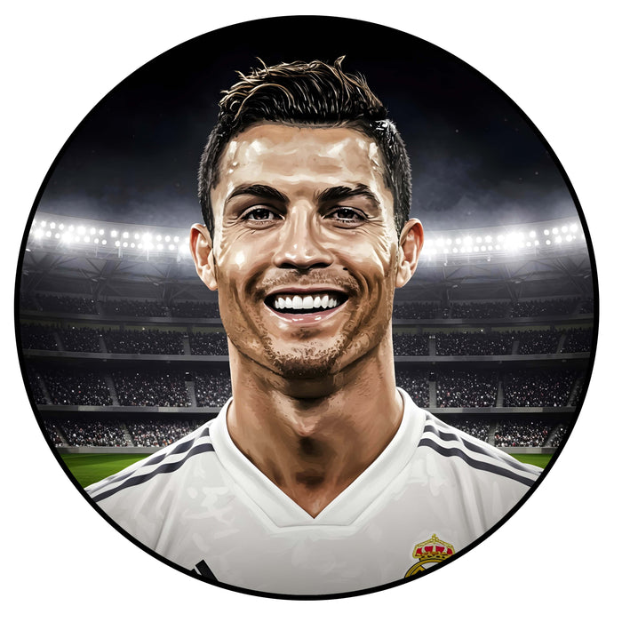 Cristiano Ronaldo - portrét - Dřevěné puzzle