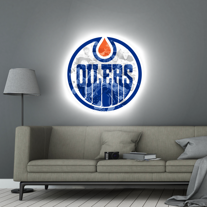Svítícií obraz Edmonton Oilers