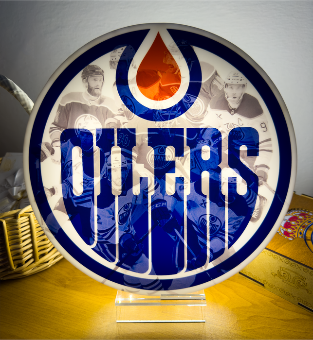 Stolní lampa Edmonton Oilers NHL