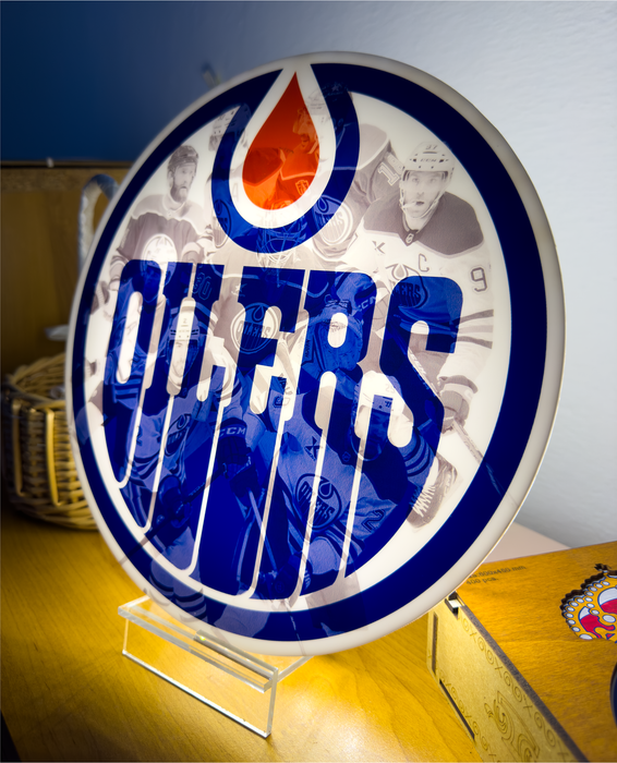 Stolní lampa Edmonton Oilers NHL