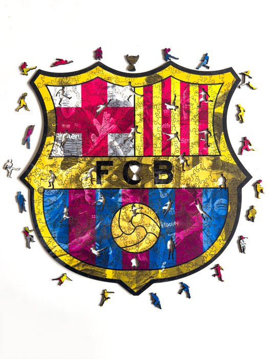 FC Barcelona - hráči - Dřevěné puzzle
