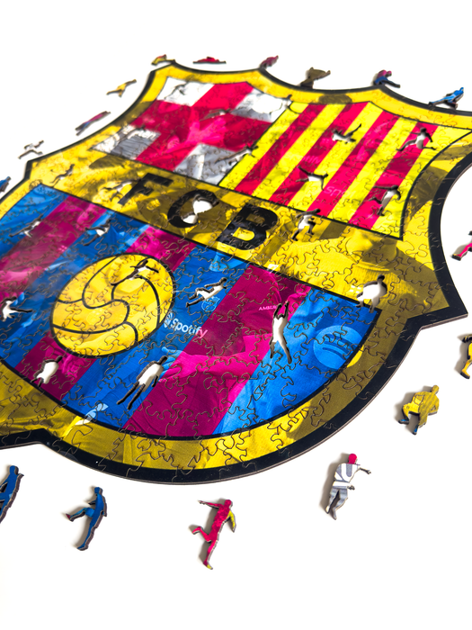 FC Barcelona - hráči - Dřevěné puzzle
