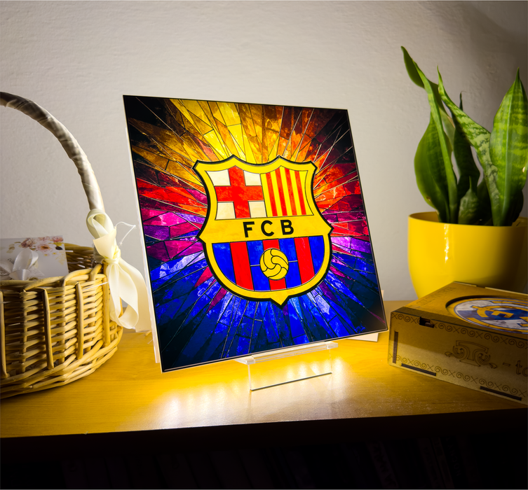 Stolní lampa Barcelona - Tempered Glass