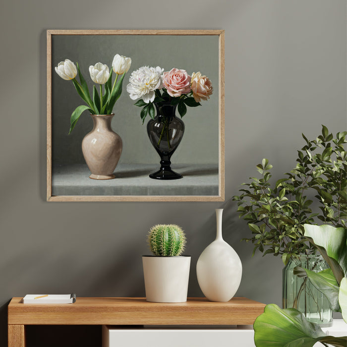 Dřevěný obraz s UV potiskem - Soft Bloom
