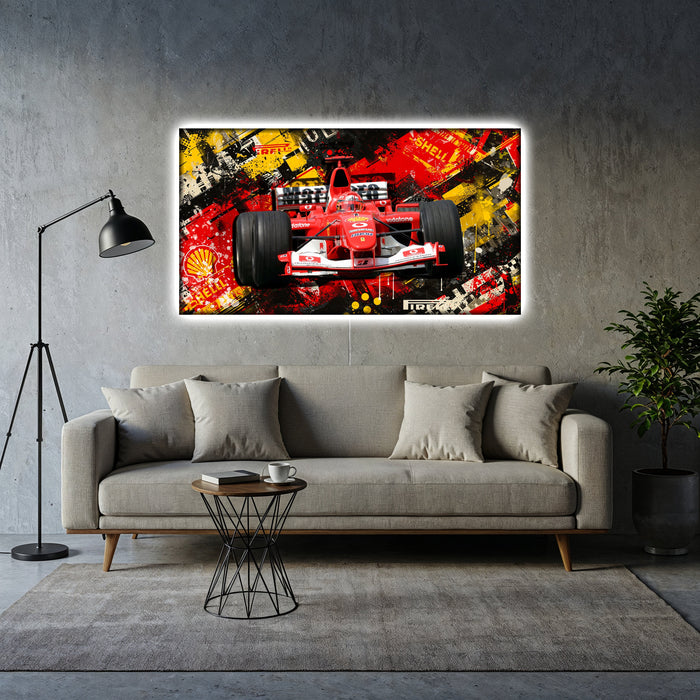 Svítícií obraz - Formule F1 - Schumacherova legenda