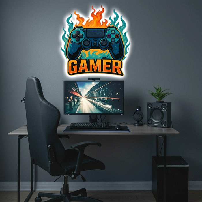 Svítícií  obraz - GAMER
