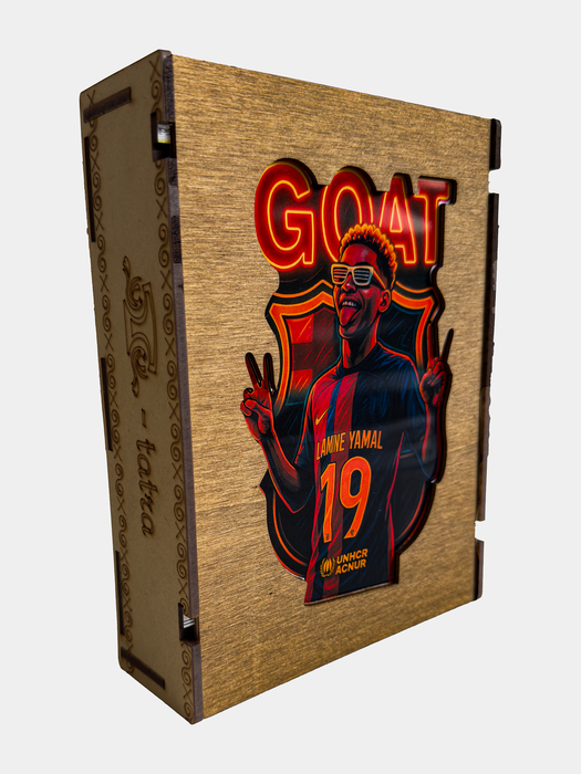 Lamine Yamal - GOAT - Dřevěné puzzle