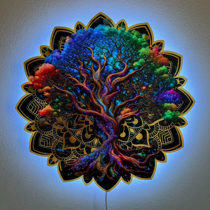 Svítícií obraz - Vesmírný dub