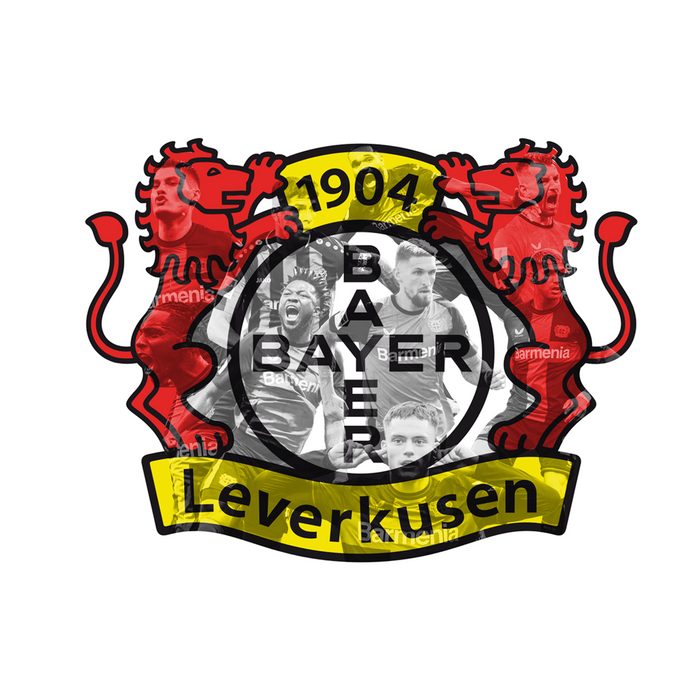 Svítícií obraz Bayeru 04 Leverkusen