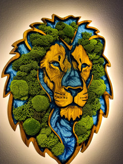 Svítícií mechový obraz Lev Mufasa