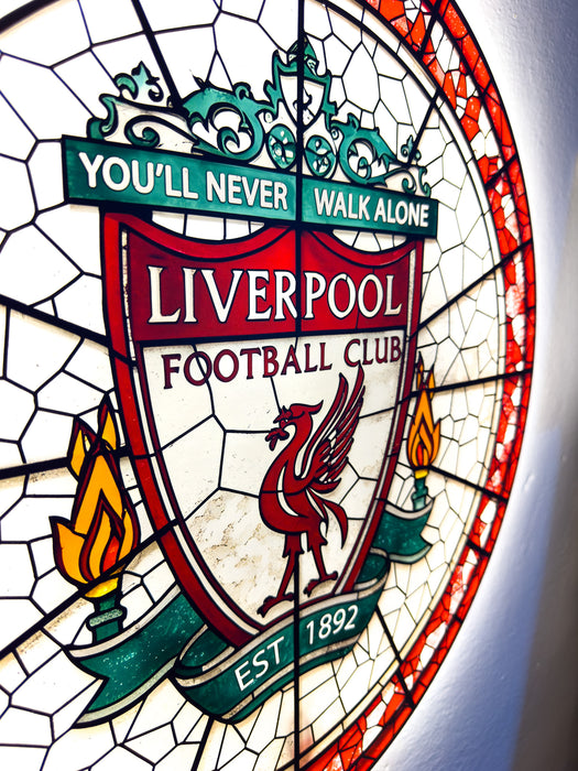 Svítící obraz Liverpool - Glassy