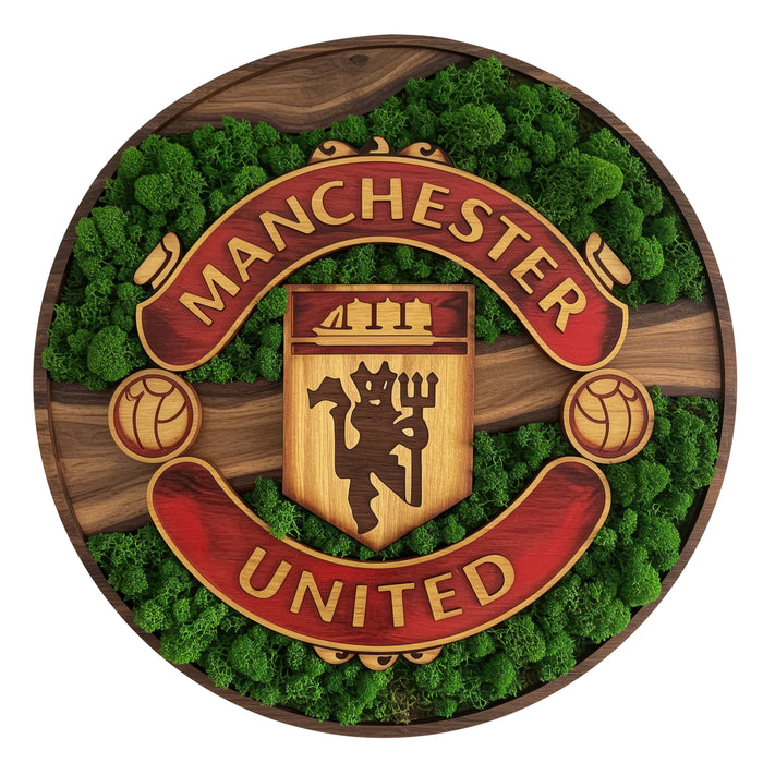 Manchester United - mech - Dřevěné puzzle