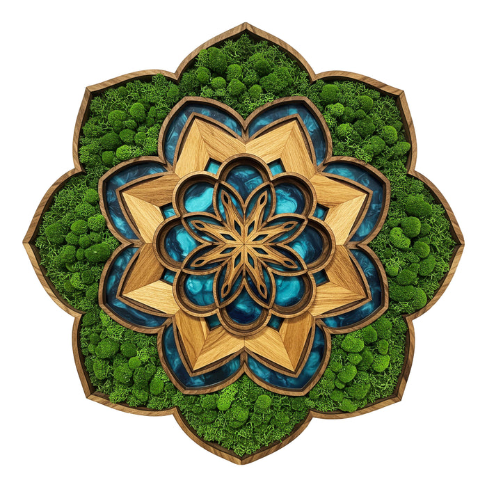 Mandala Sarta - mech - Dřevěná skládačka