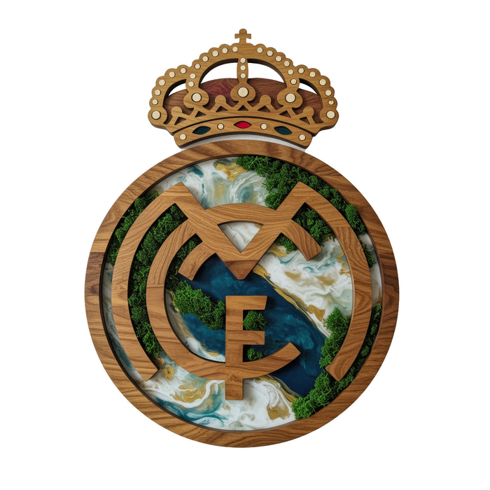 Real Madrid - Mramor a mech - Dřevěné puzzle