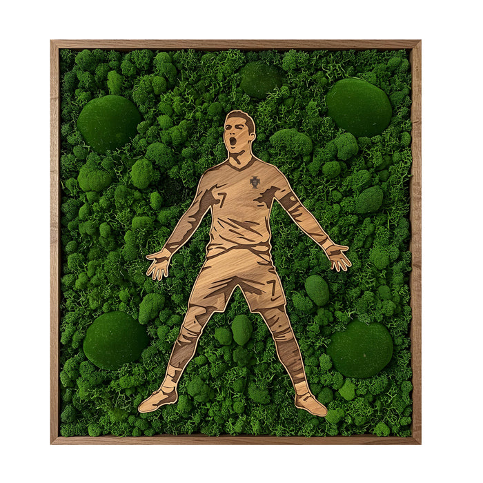 Cristiano Ronaldo - mech - Dřevěné puzzle