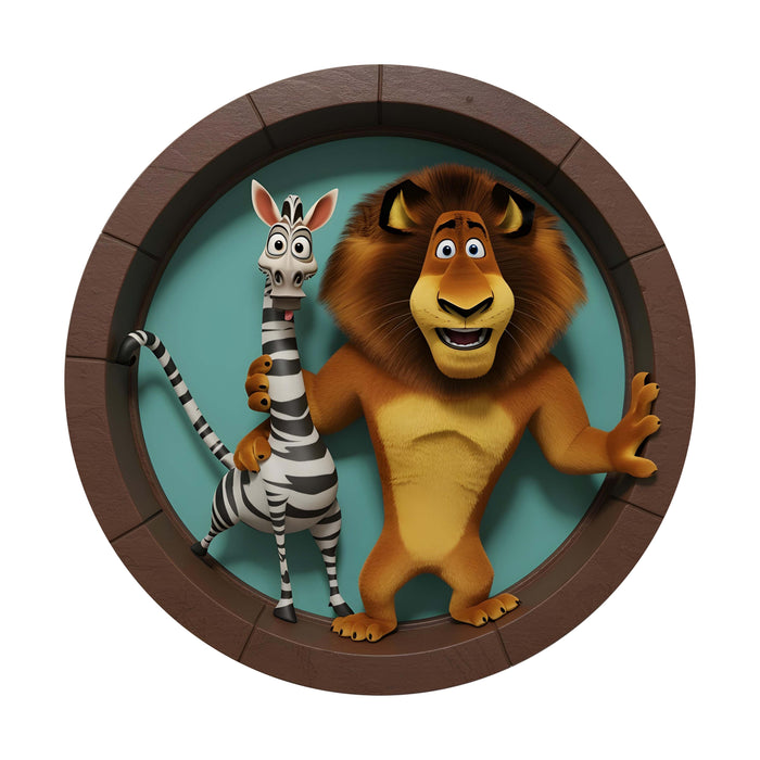Madagaskar - Dřevěné puzzle
