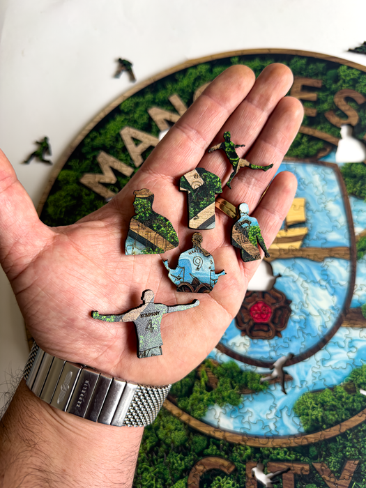 Manchester City - moss - Wooden Jigsaw Puzzle
