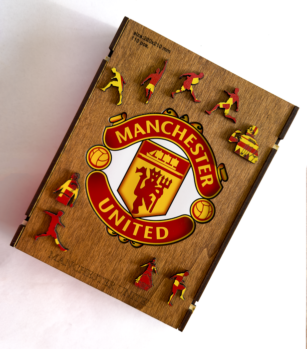 Dřevěné puzzle Manchester United Klasik
