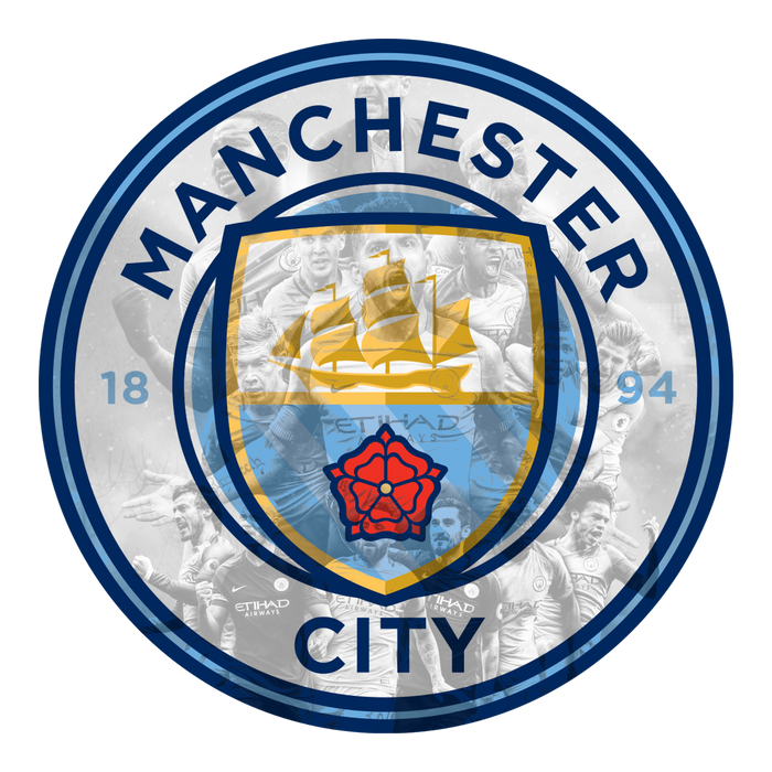 Svítícií obraz Manchesteru City - Legendy