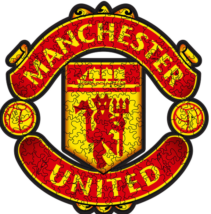 Dřevěné puzzle Manchester United Klasik