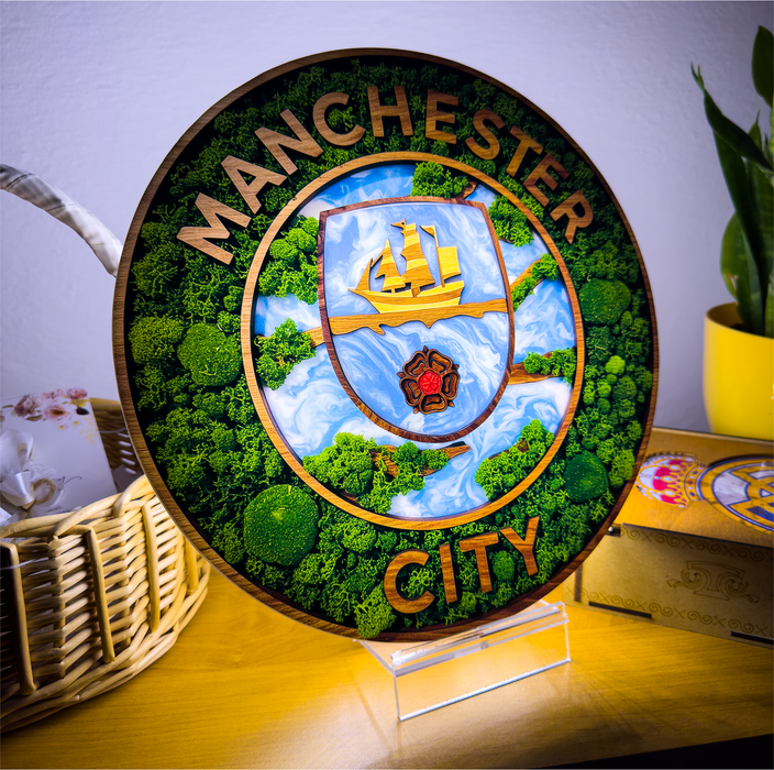 Stolní lampa Manchester City - Moss
