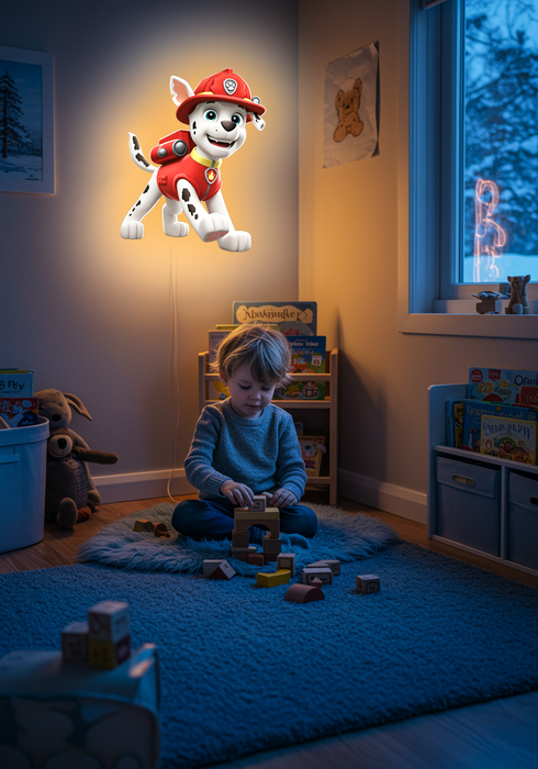 Svítícií obraz  - Marshall - Paw Patrol - Noční lampa